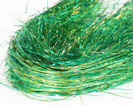 Fine 3D Tinsel Hair, Green UVR / 28